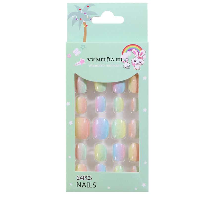 Mini Press On Nails For Kids 24 Pcs Christmas KPN4-005