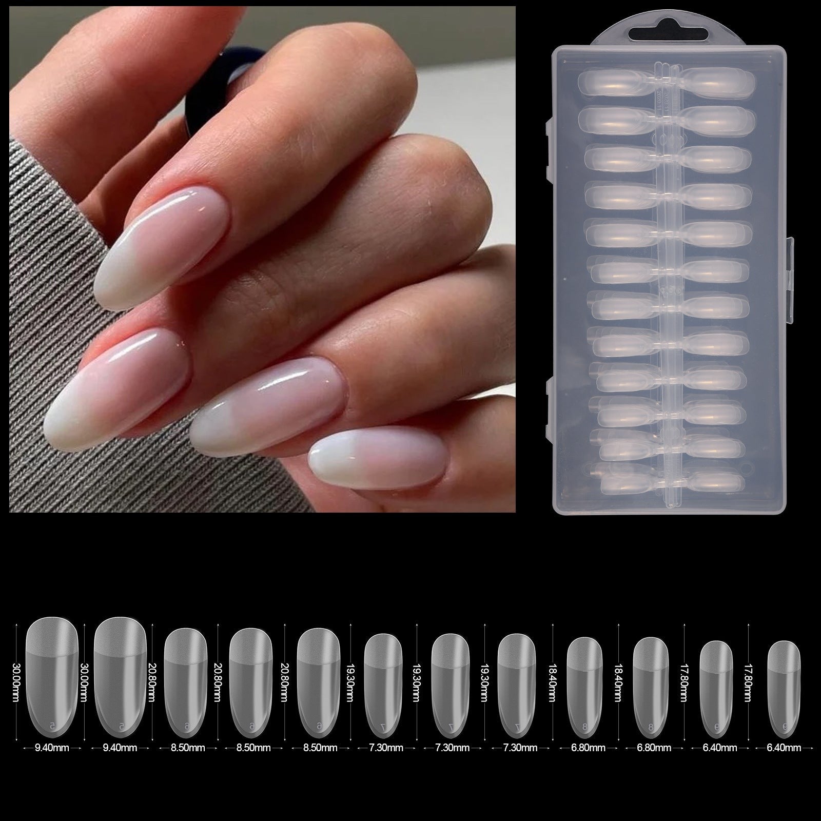 Nail Art No Trace Nail Extension Fake Nail Patch