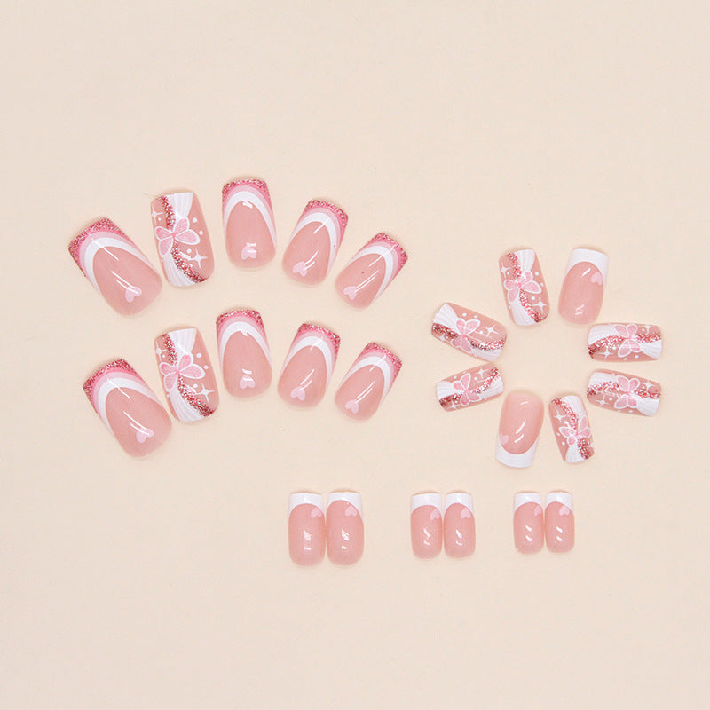 Weekly Deals 24pcs/Set Press On Nails W536