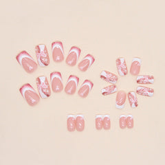 Weekly Deals 24pcs/Set Press On Nails W536