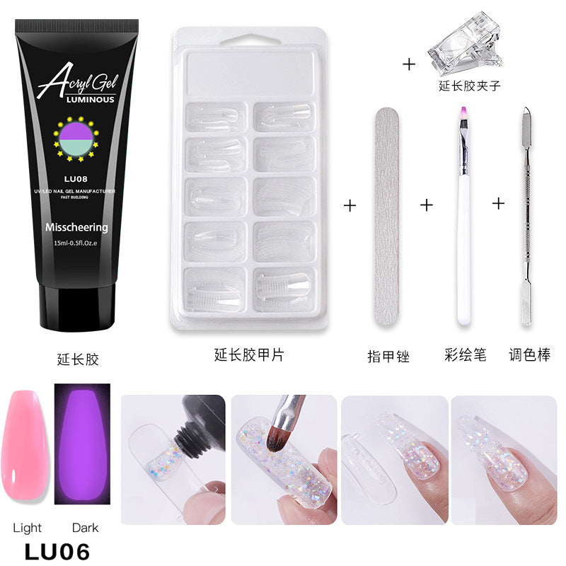 Nail Art Extension Gel luminous-6