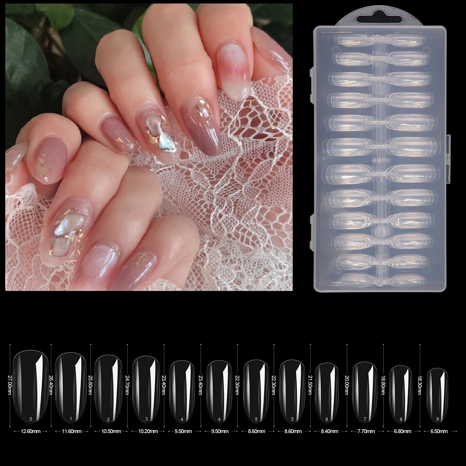 Nail Art No Trace Nail Extension Fake Nail Patch