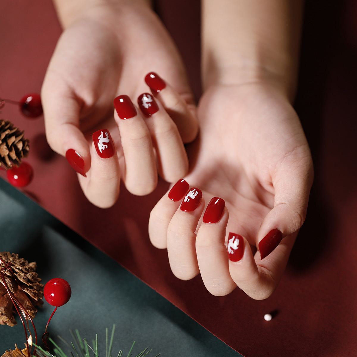 Christmas Press on Nails 24pcs/set JP1280