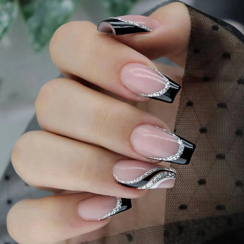 24pcs/Set Press On Nails W298