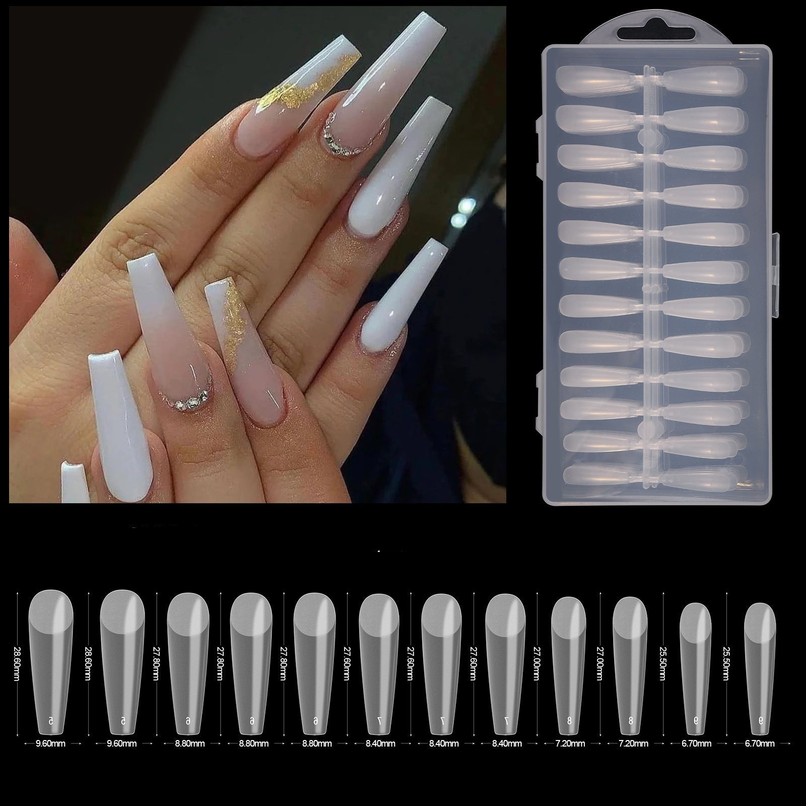 Nail Art No Trace Nail Extension Fake Nail Patch