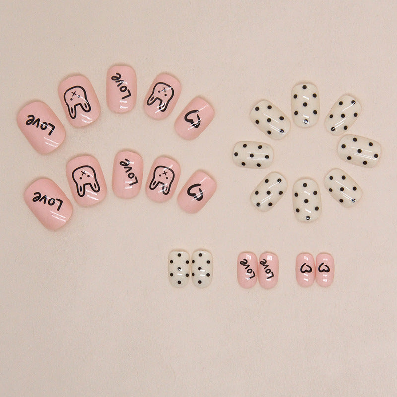 Mini Press On Nails 24pcs/Set  K003