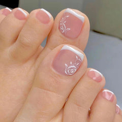 Press On Toe nails Set 24pcs/set JP1656