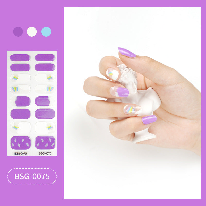 Salon-Quality Gel Nail Strips BSG-0075