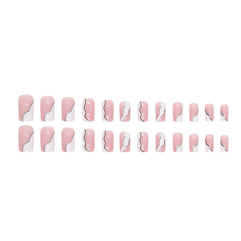 24pcs/Set Press On Nails W758