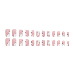 24pcs/Set Press On Nails W758