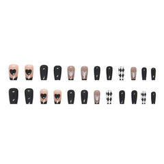 24pcs/Set Press On Nails R680