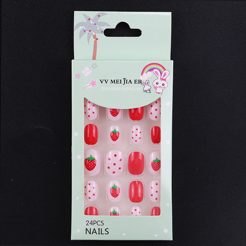 Mini Press On Nails For Kids 24 Pcs KPN1-08