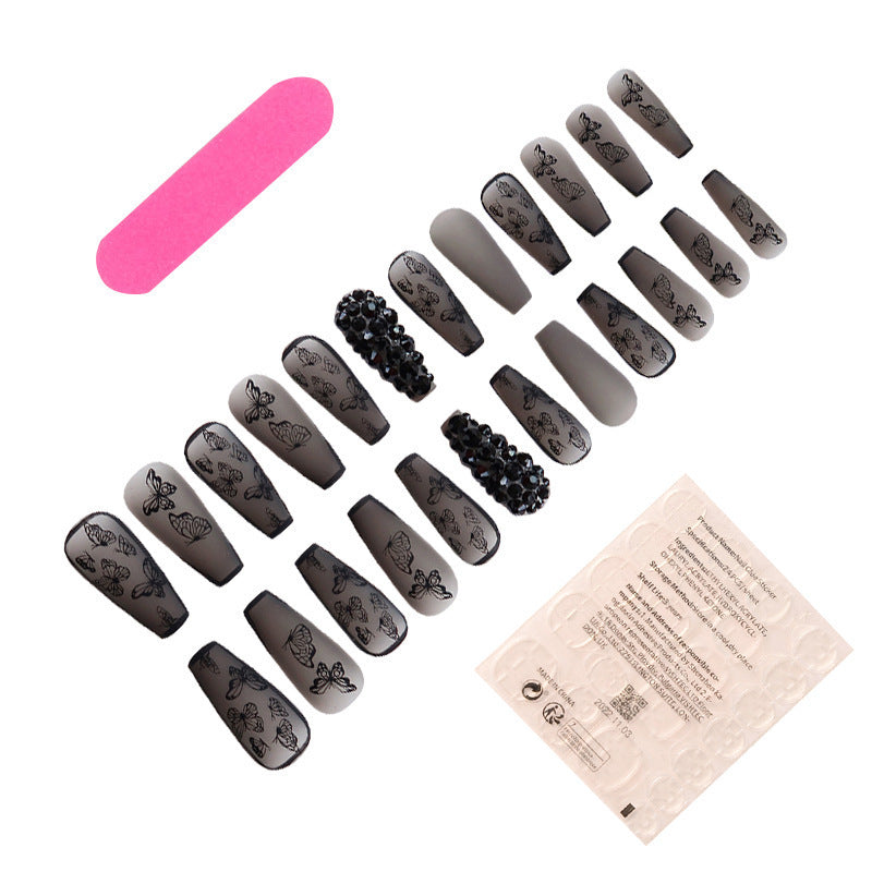 24pcs/Set Press On Nails LF653