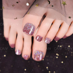 Press On Toe nails Set 24pcs/set S851