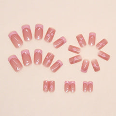 24pcs/Set Press On Nails W959