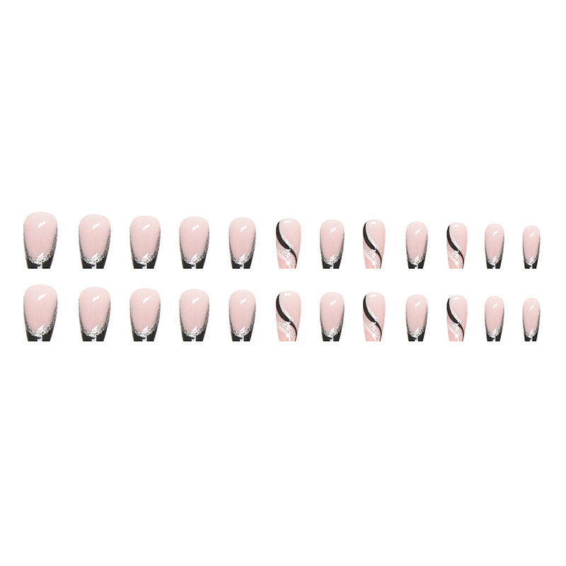 24pcs/Set Press On Nails W298