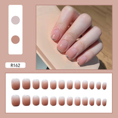 24pcs/Set Press On Nails R162