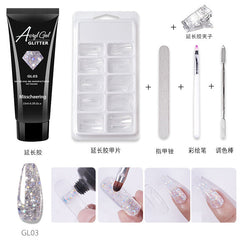 Nail Art Extension Gel glitter-3