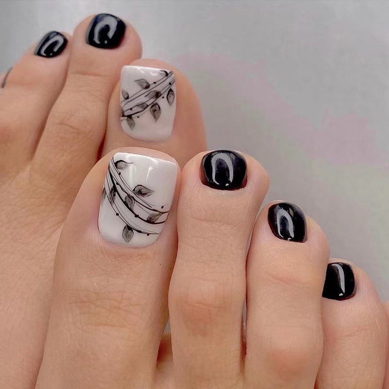 Press On Toe nails Set 24pcs/set JP1654