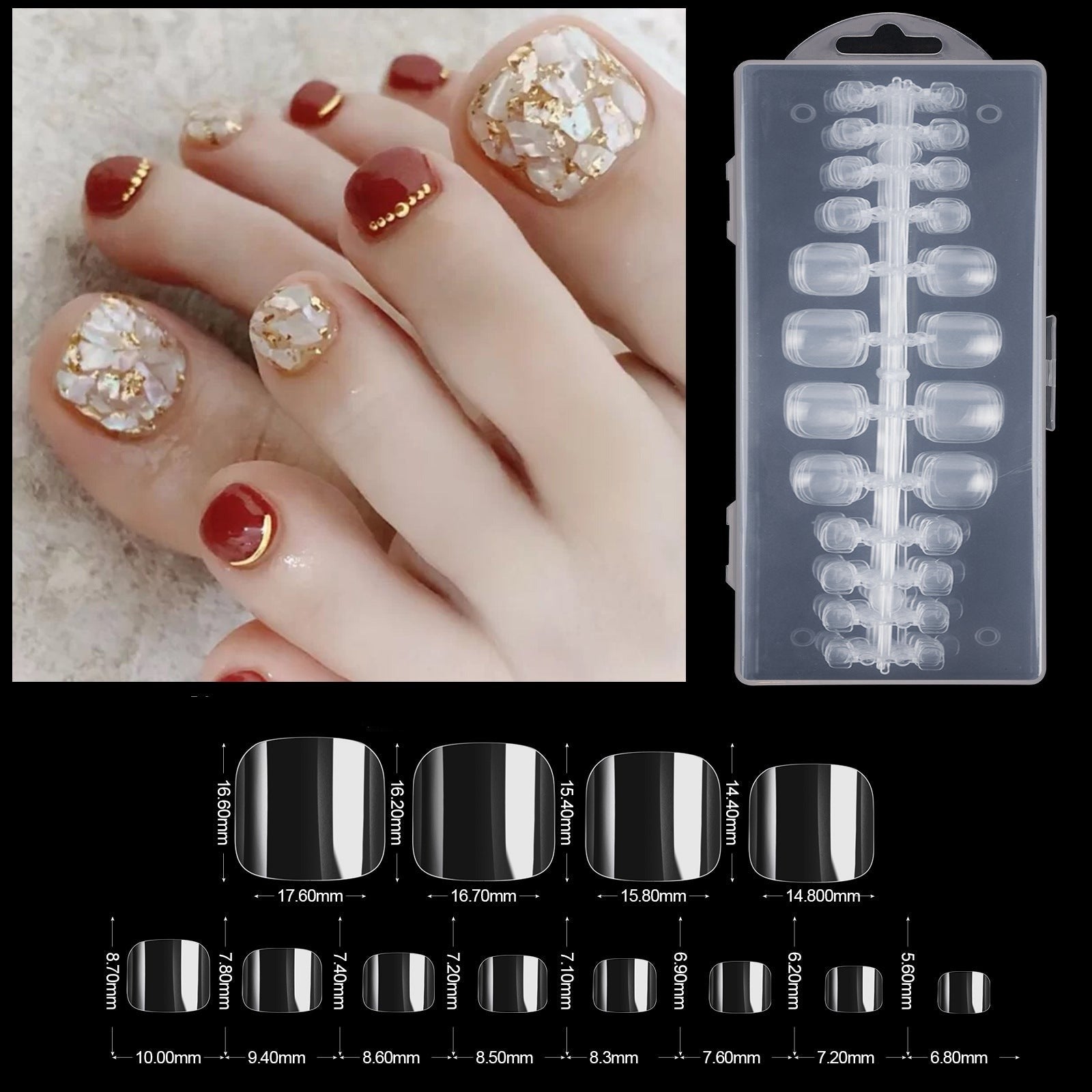 Nail Art No Trace Nail Extension Fake Nail Patch