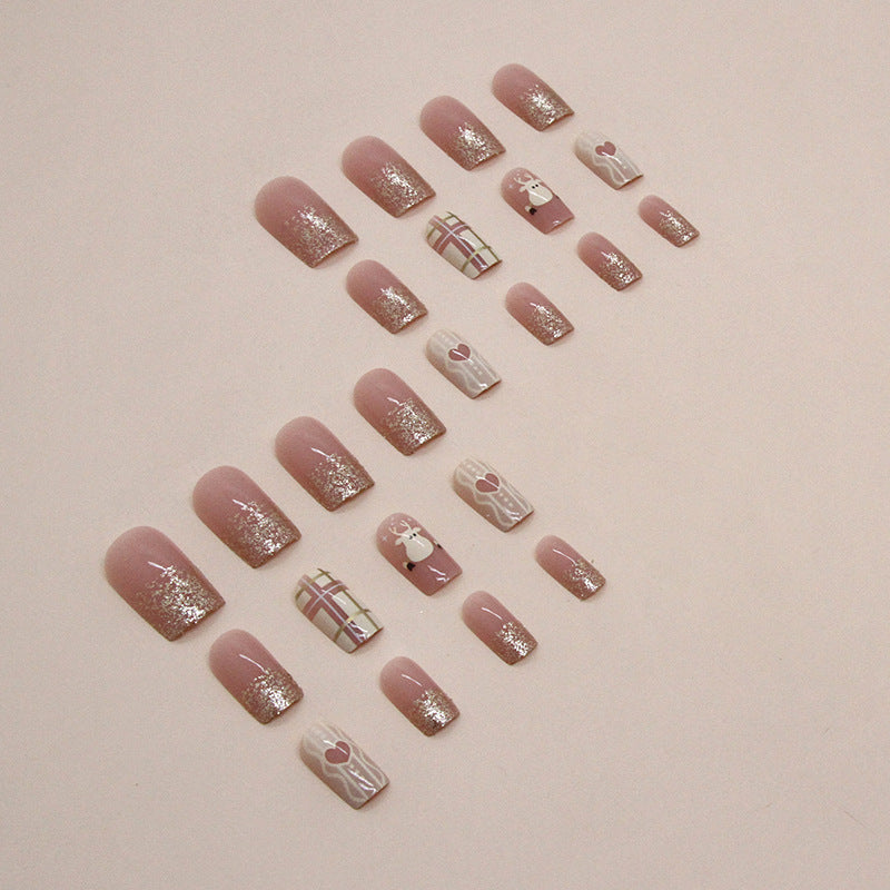 24pcs/Set Press On Nails W1333