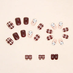 24pcs/Set Press On Nails R708