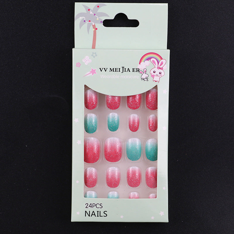 Mini Press On Nails For Kids 24 Pcs KPN1-12