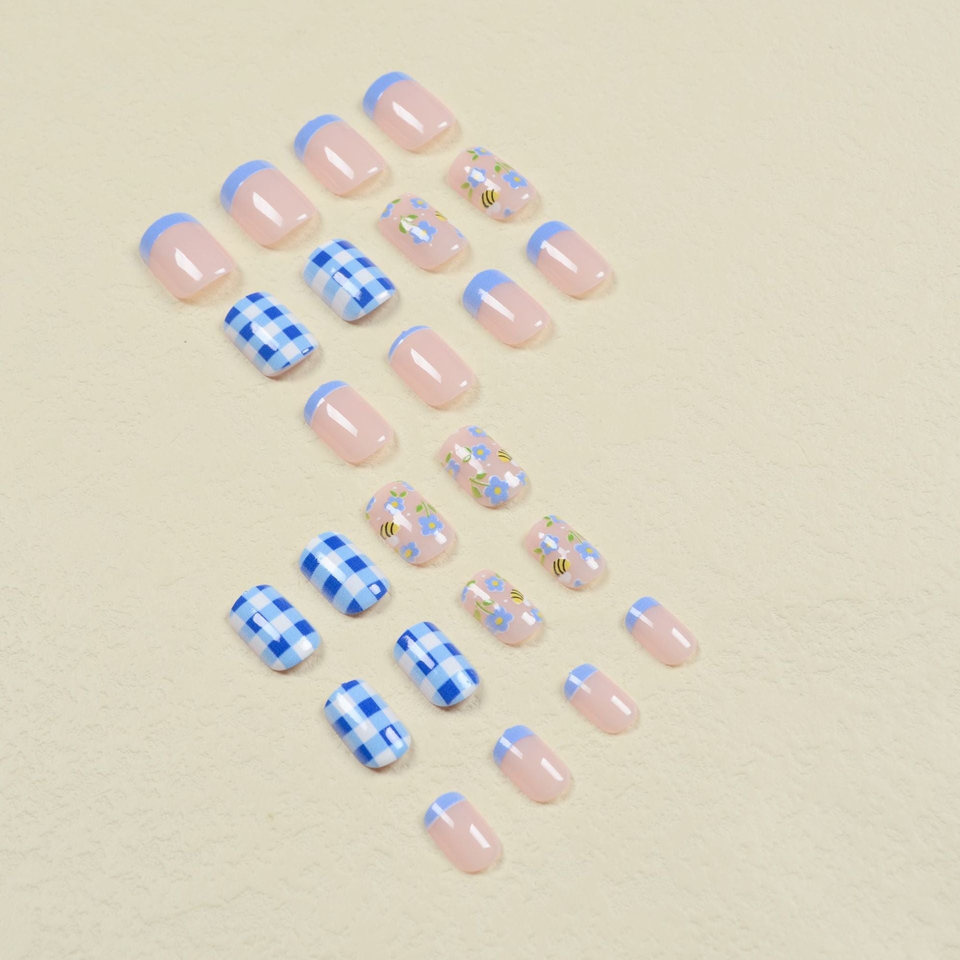 24pcs/Set Press On Nails SN023