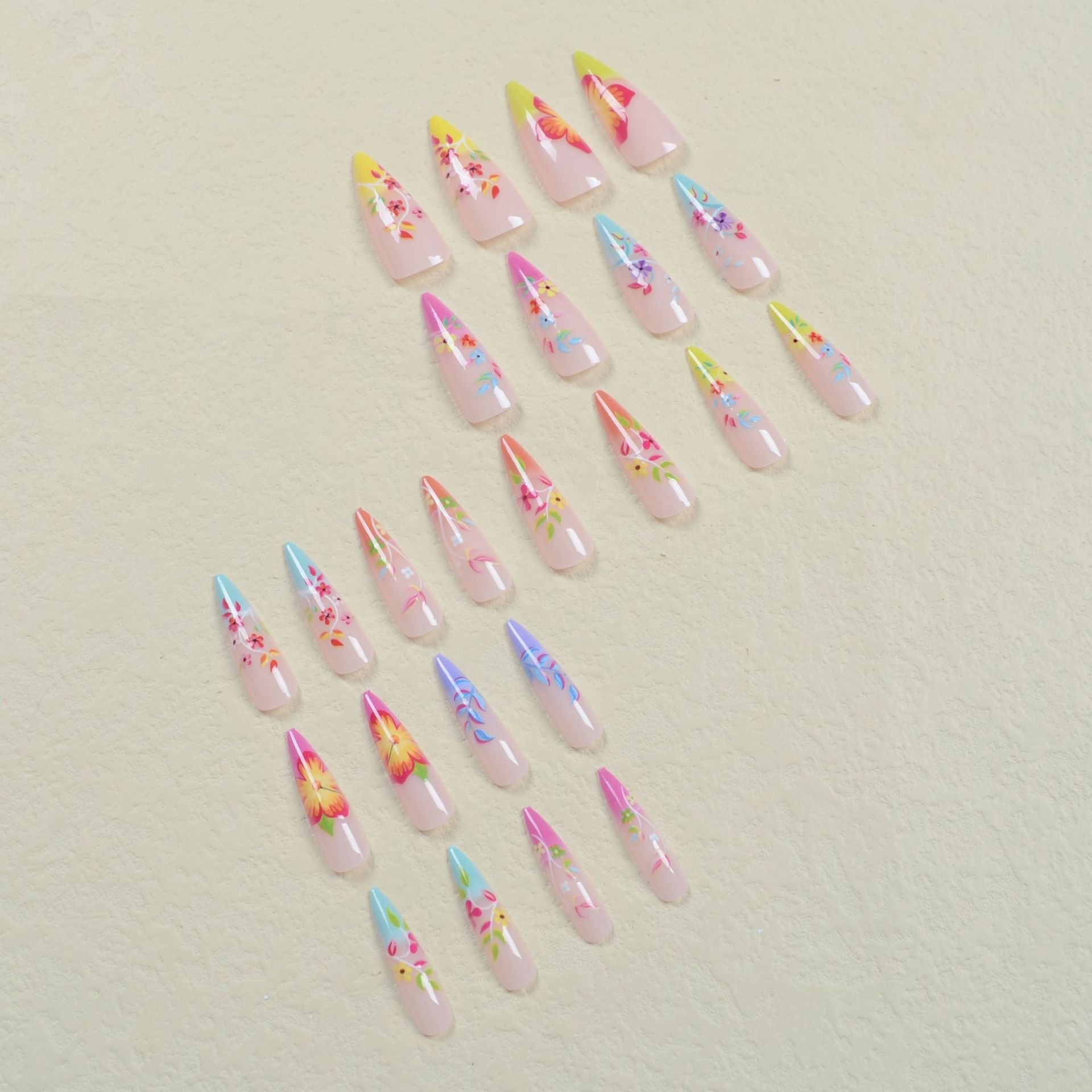 24pcs/Set Press On Nails SN032