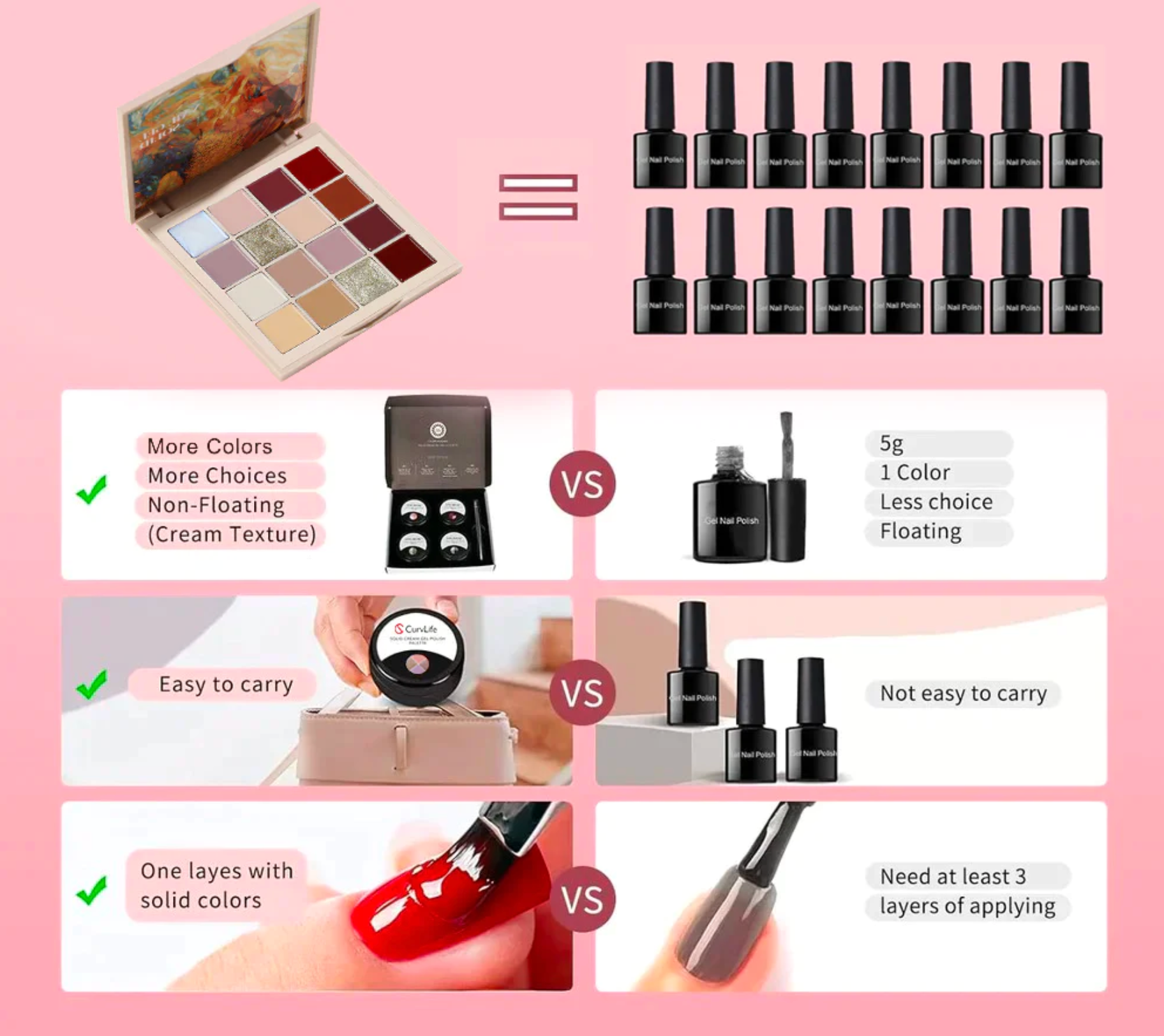 16 Colors Solid Nail Gel CL09