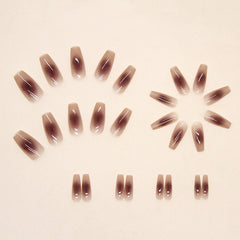 24pcs/Set Press On Nails R704